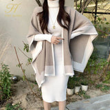 Soft Elastic Turtleneck Dress