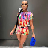 Women's Street Mesh Two Piece Set