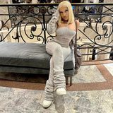 Hollow Slim Pencil Jumpsuit