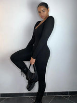 Casual Fitness Bodycon Jumpsuit