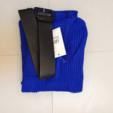 Soft Elastic Turtleneck Dress