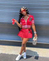 Mini Skirt Tracksuit