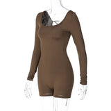 Long Sleeves Rompe Jumpsuits