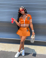 Mini Skirt Tracksuit