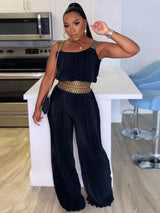 Elegant Sleeveless Tracksuit