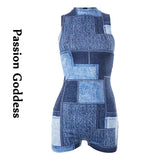 Women's CasualShorts Jumpsuit