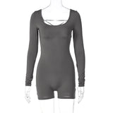 Long Sleeves Rompe Jumpsuits