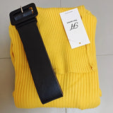 Soft Elastic Turtleneck Dress