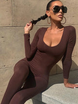 Casual Fitness Bodycon Jumpsuit