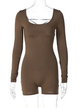 Long Sleeves Rompe Jumpsuits